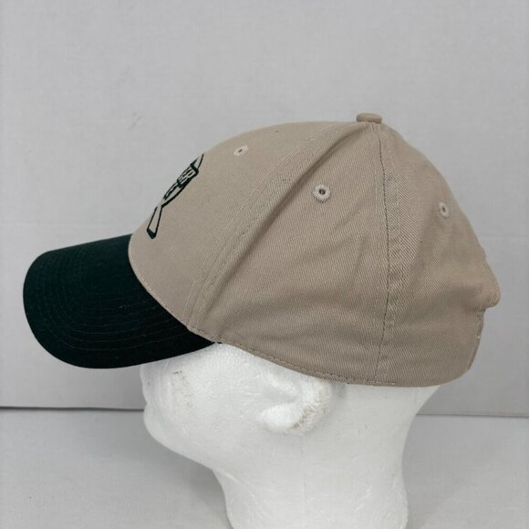 Quaker State Baseball Cap Mens One Size Beige Green Embroidered Adjustable Strap - Picture 4 of 7